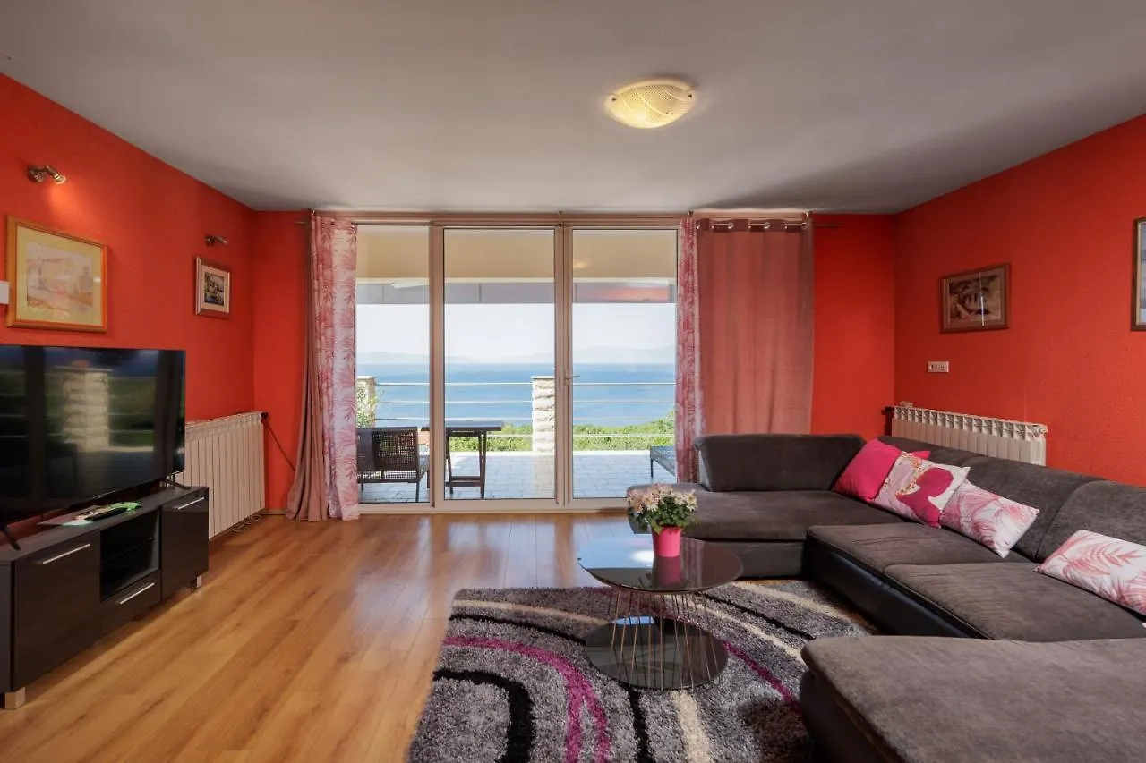 Colourful Seaview Apartment - Happy Rentals Kostrena